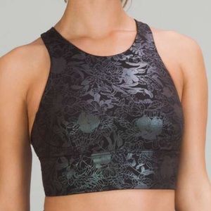 Lululemon NWOT Wunder Train High neck Longline Bra Medium support C/D size 8